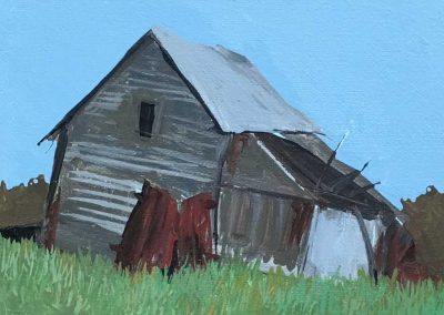 Broken Down Barn 5 x 7