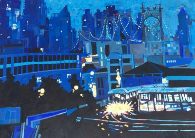 NYC At Night 36 x 48