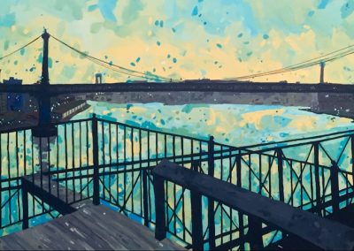 View Up The Hudson 24 x 48